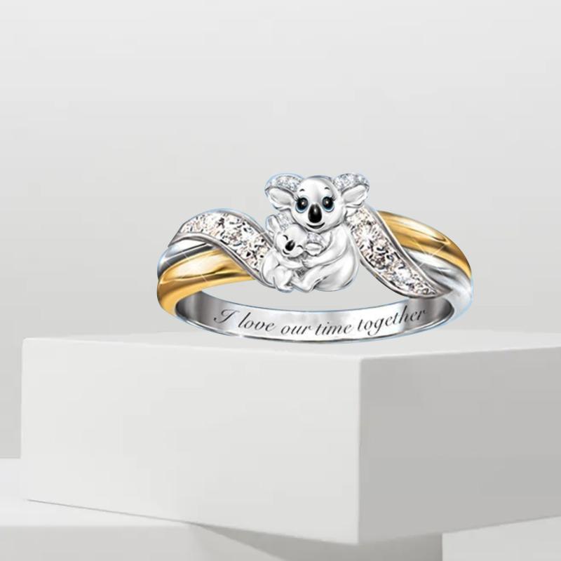 Avtoit | Creative Parent-Child Bear Ring
