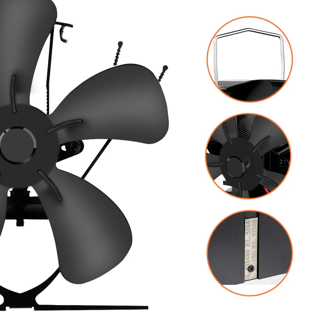 Avtoit | Best Wood Burner Stove Fan for Log Burning Fire Stove