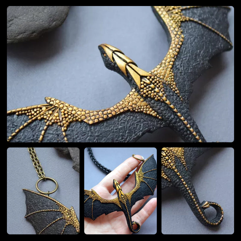 Avtoit | Flying Dragons Necklace