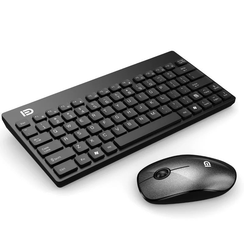 Avtoit | 2.4GHz Ultrathin Portable Wireless Keyboard and Mouse Combo With Multimedia Shortcuts, Long Battery Life & Ergonomic Design