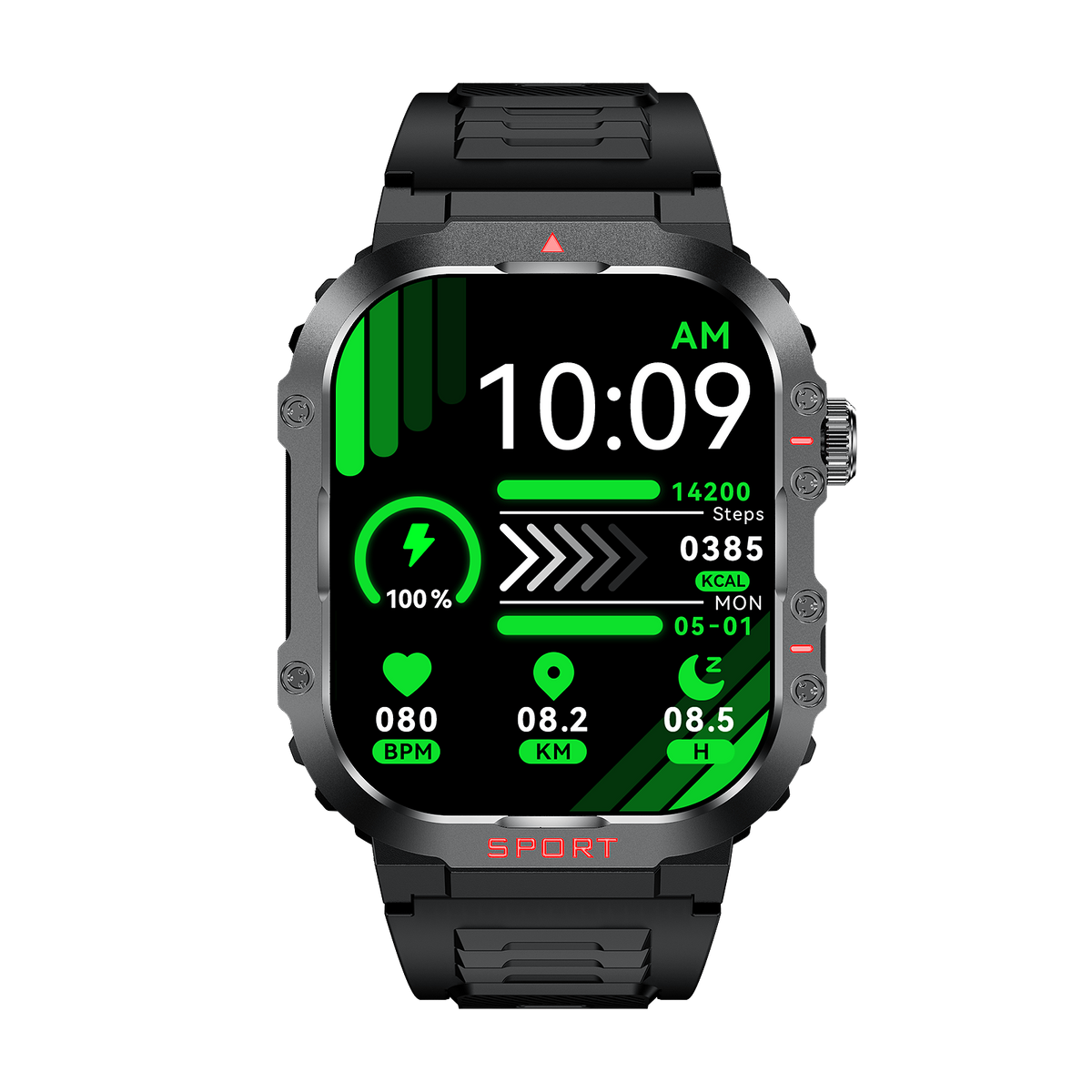 Avtoit | Sugar PRO 5 | Smart Glucose Monitoring Watch – Track Blood Sugar, Heart Rate & Fitness