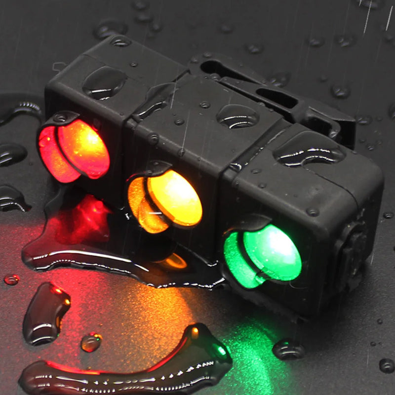 Avtoit | USB-rechargeable three-color bicycle light