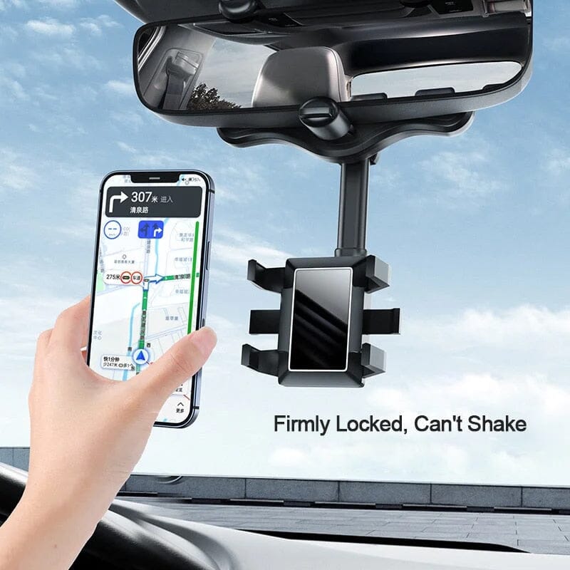 Avtoit | Multifunctional 360 Rotatable Car Rearview Mirror Phone Holder