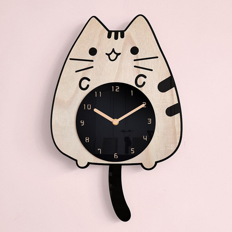 Avtoit | PurrTime - Swinging Cat Wall Clock