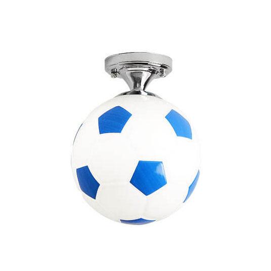 Avtoit | SportLume Creative Ceiling Light | Basketball & Football Design | Semi-Mount | Glass Lamp