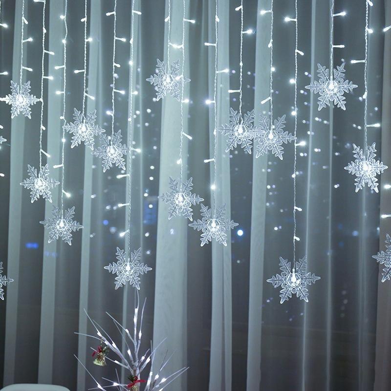 Avtoit | Curtain Snowflake LED String Lights