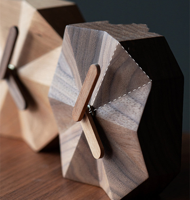 Avtoit | Solid Wood Creative Angular Clock