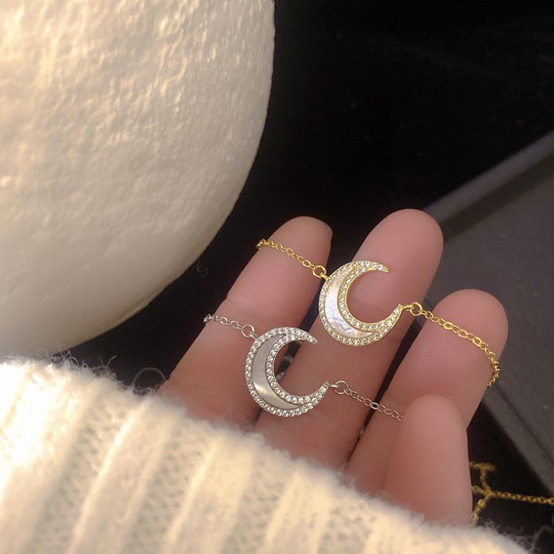 Avtoit | Fashion Rhinestone Moon Necklace