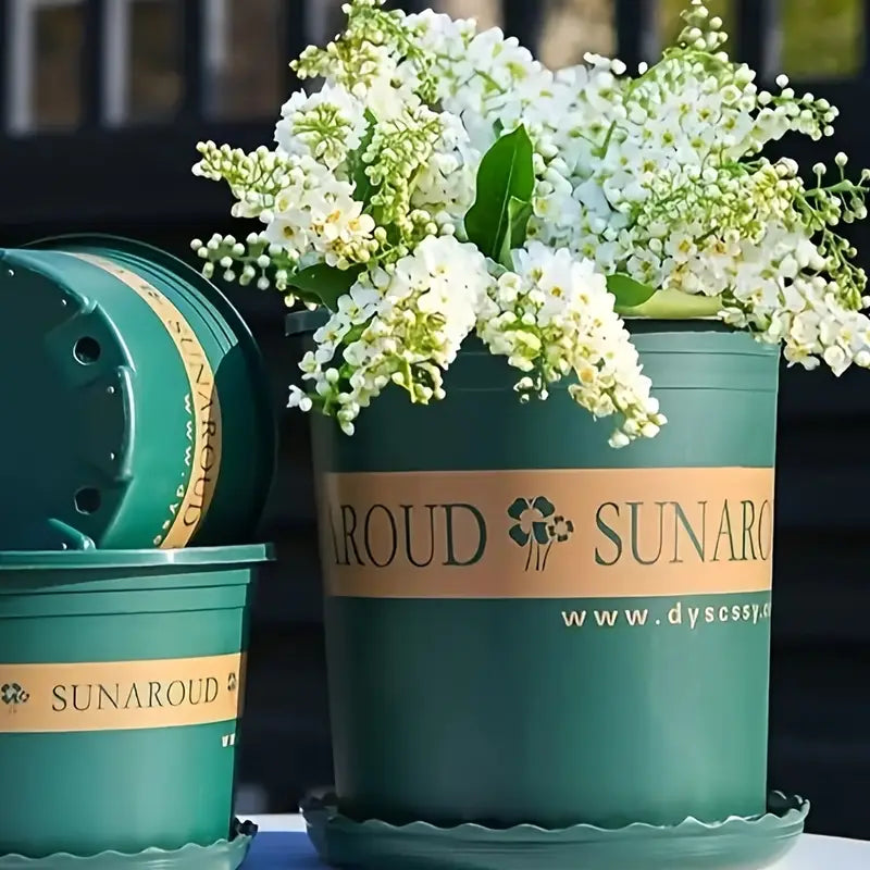Avtoit | Robust Plant Pot Made of Plastic – Weatherproof Flower Pot for Garden and Balcony
