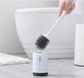 Avtoit | Silicone Toilet Brush with Holder | Modern, Efficient Loo Brush for Home Cleaning