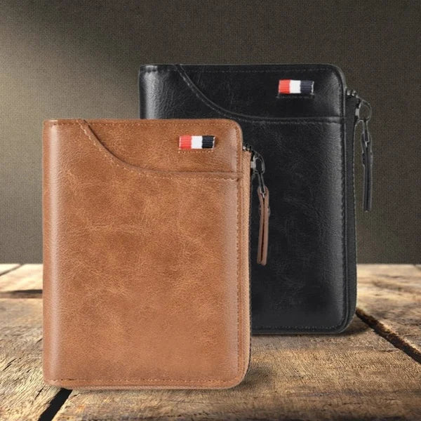 Avtoit | Men's multifunctional RFID-blocking, waterproof and durable PU leather wallet for men