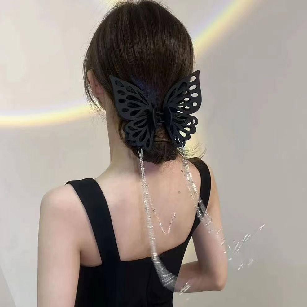 Avtoit | Tassel butterfly hair clip