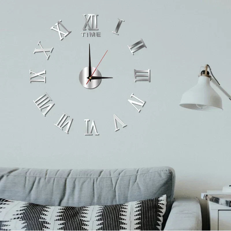 Avtoit | ImperialHour Large Wall Clock Black with Roman Numerals