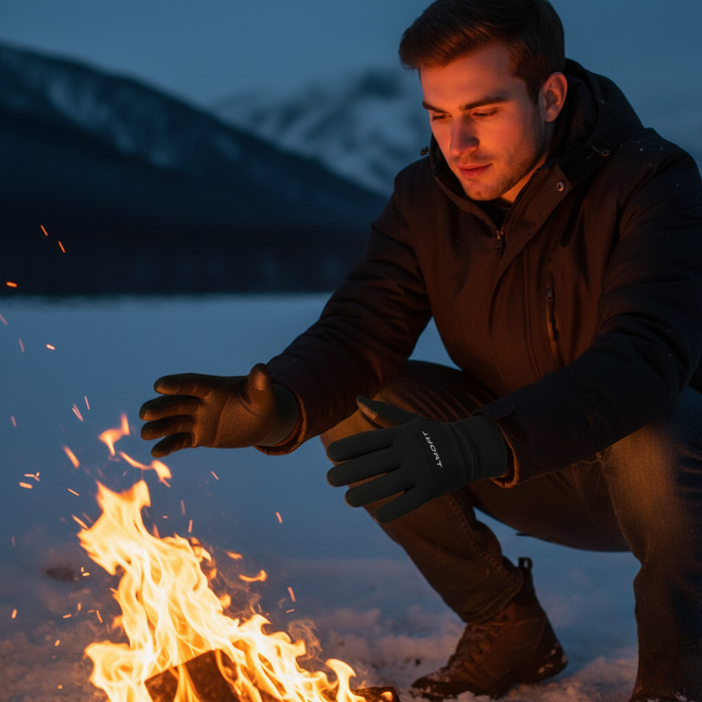 Avtoit | Winter gloves with grip for snow, rain & cold