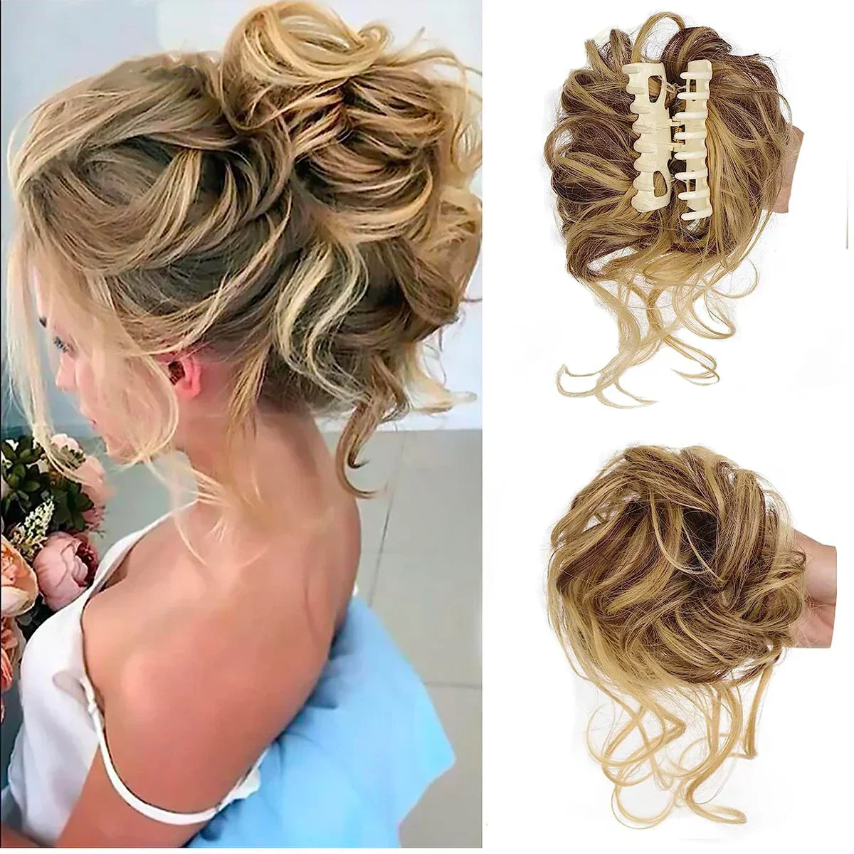 Avtoit | CurlyBun: Instant Curled Bun Hair Clip