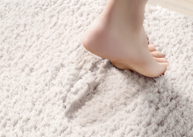 Avtoit | Feblilac Get Naked White Floor Bathroom Mat, 50x80cm Bathroom Rug, Plush Water-Absorbent, Non-Slip Toilet Mat, Artificial Bathroom Mats, Best Bath Rugs