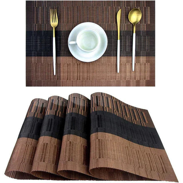 Avtoit | SturdyWoven – Premium Washable Heat-Resistant Placemats (Set of 4)