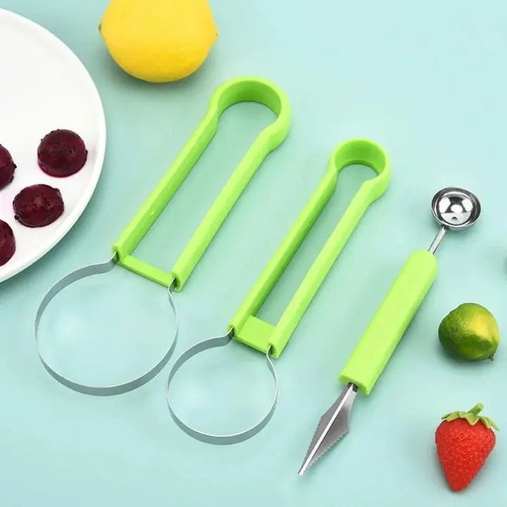 Avtoit | 4-in-1 Stainless Steel Fruit Cutter Set