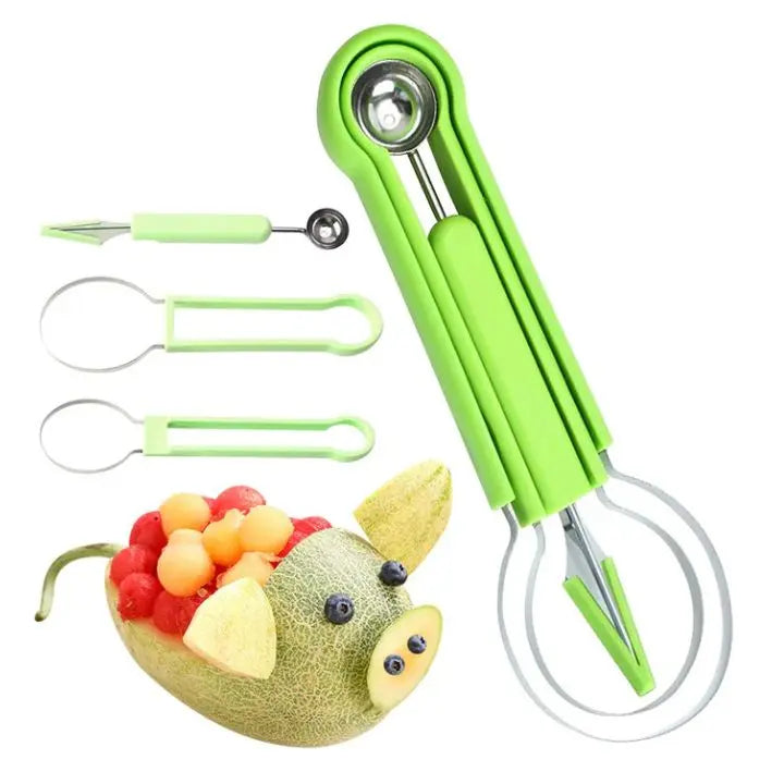 Avtoit | 4-in-1 Stainless Steel Fruit Cutter Set