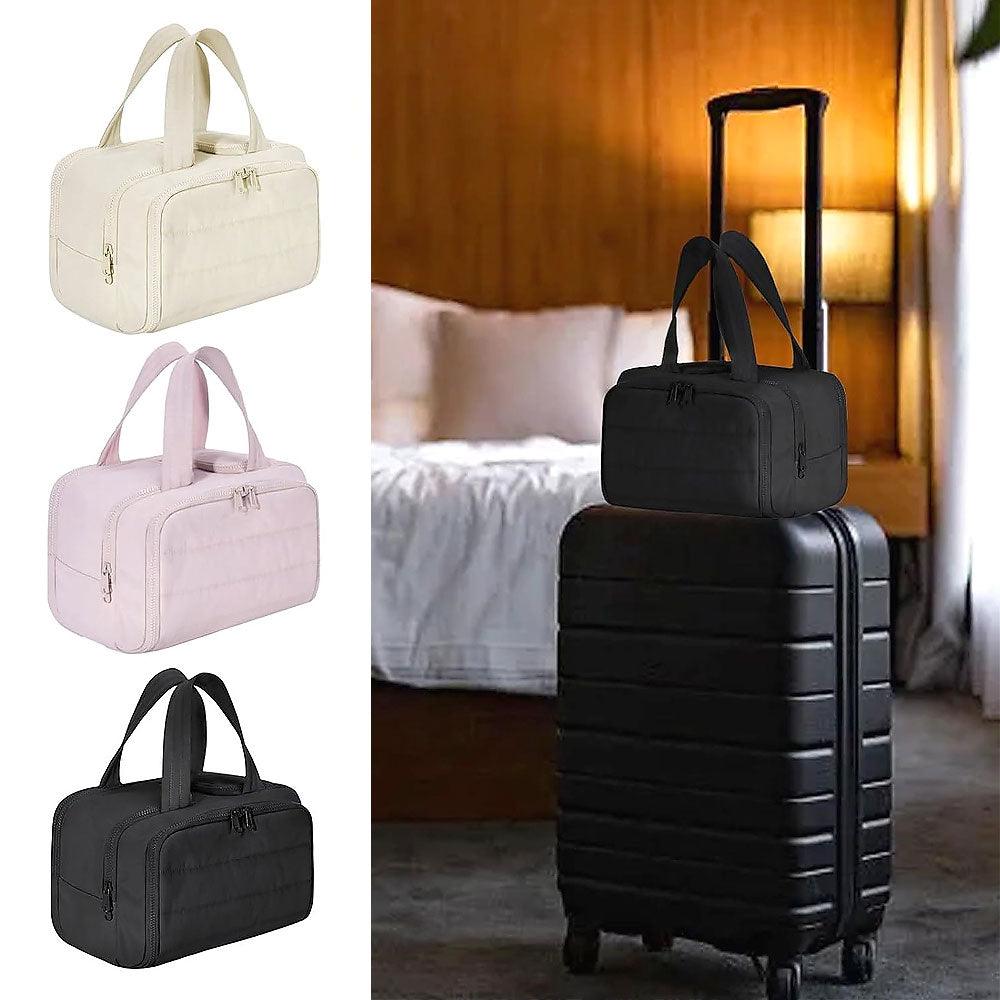 Avtoit | 4-in-1 Puffy Toiletry Bag for Women – Large Travel Makeup & Skincare Organiser