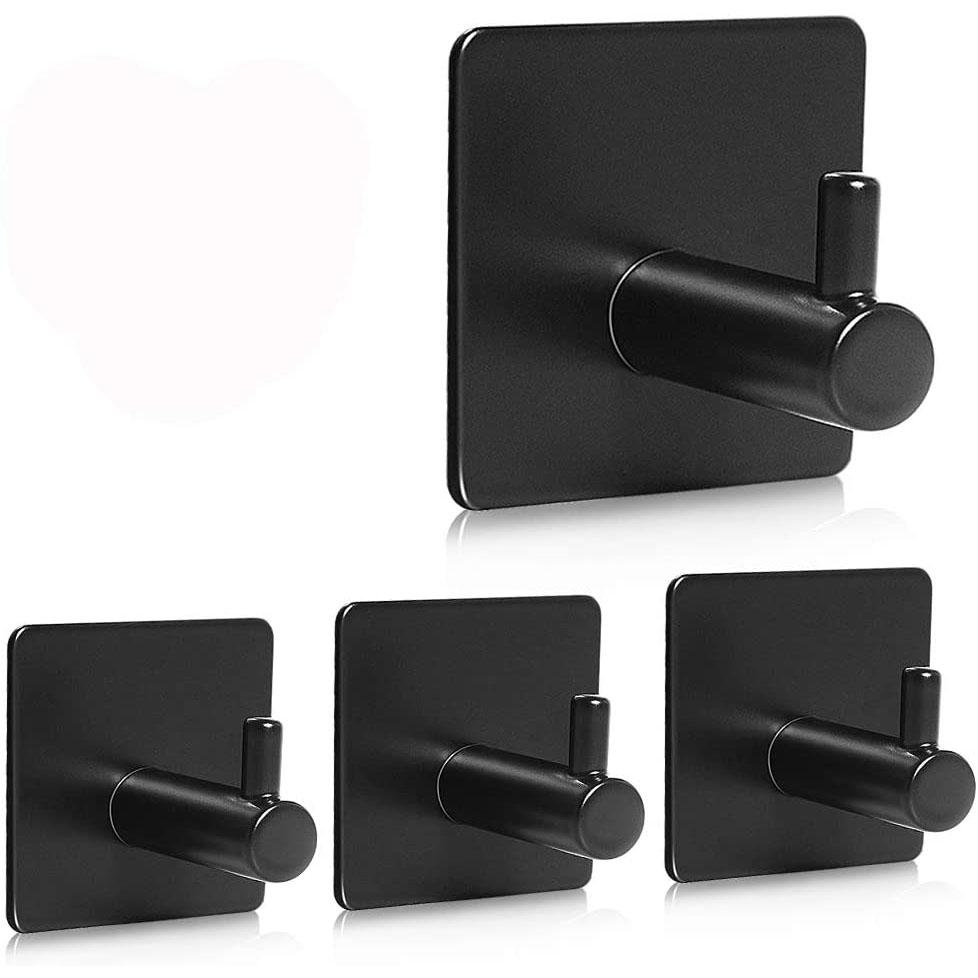 Avtoit | 4-Pack: Heavy Duty Durable 304 Stainless Steel Wall Hooks