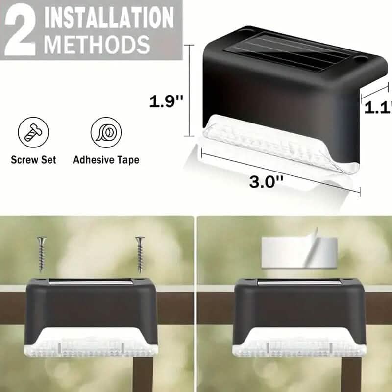 Avtoit | 4-Pack: Solar Outdoor Garden Deck Lights