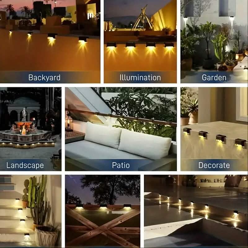 Avtoit | 4-Pack: Solar Outdoor Garden Deck Lights