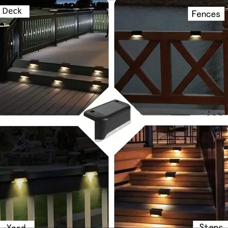 Avtoit | 4-Pack: Solar Outdoor Garden Deck Lights