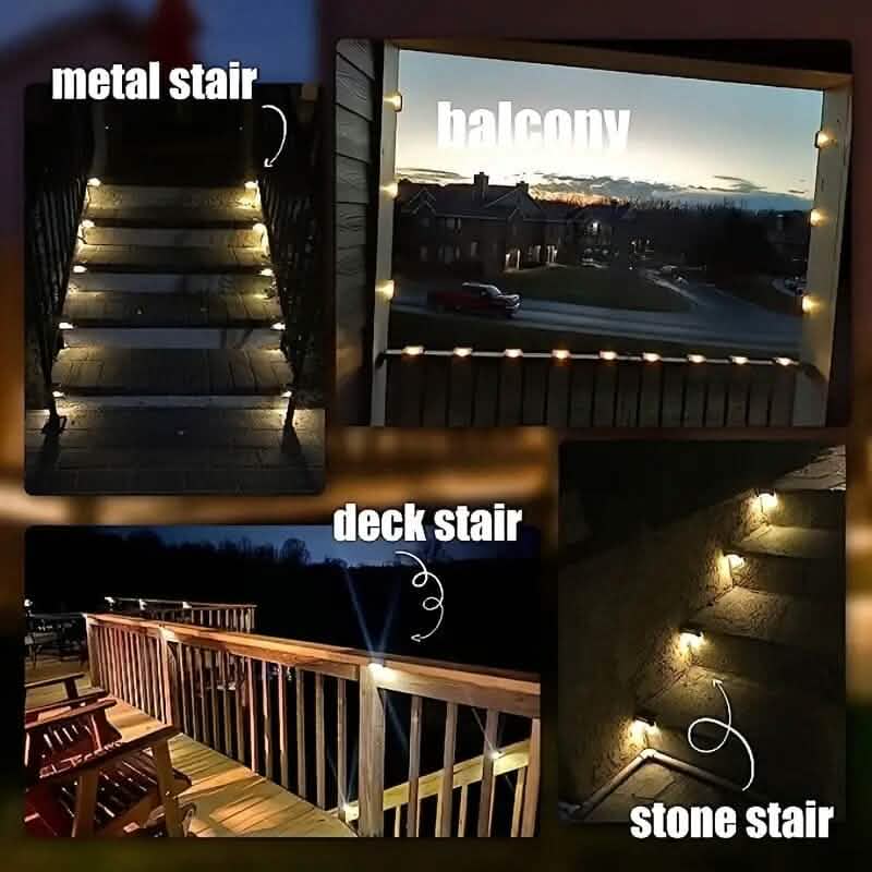 Avtoit | 4-Pack: Solar Outdoor Garden Deck Lights