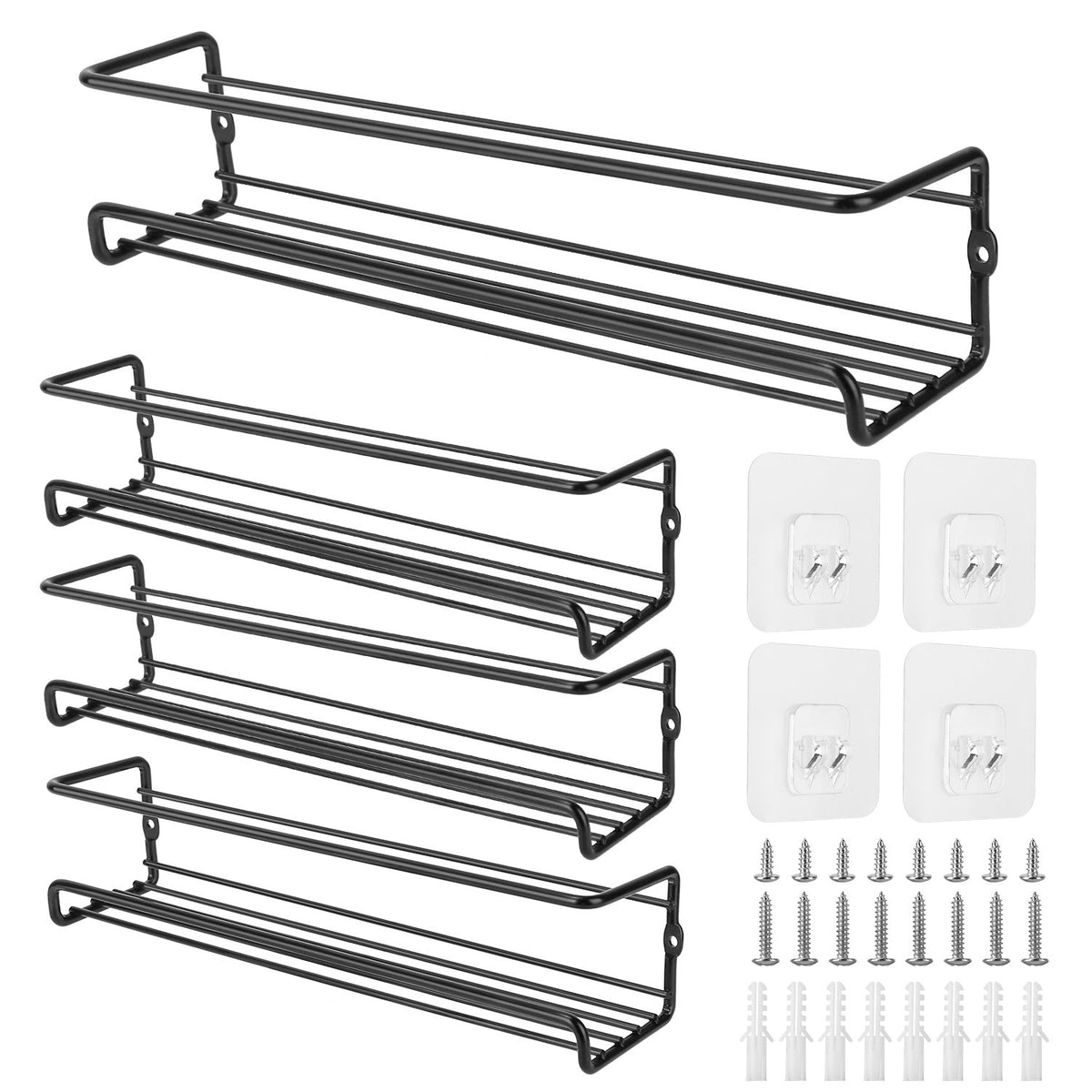 Avtoit | 4-piece: Wall-mounted spice racks