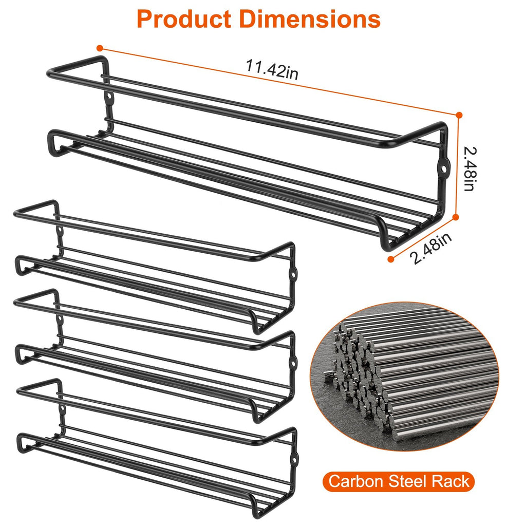 Avtoit | 4-piece: Wall-mounted spice racks