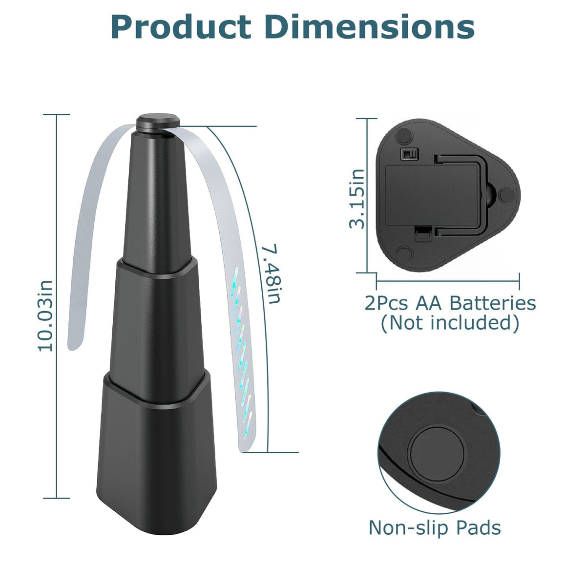 Avtoit | 4-Piece: Fly Repellent Fan Table Battery Operated Insect Repellent
