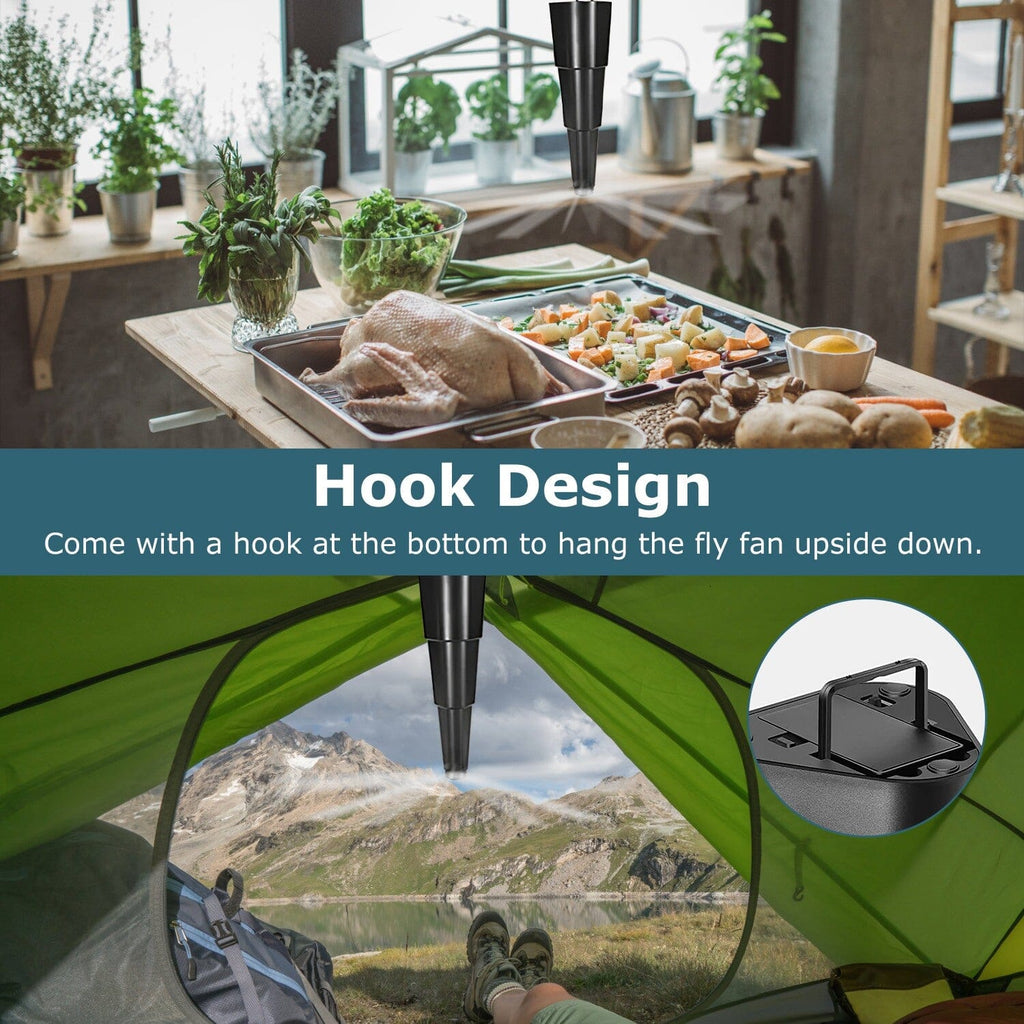 Avtoit | 4-Piece: Fly Repellent Fan Table Battery Operated Insect Repellent