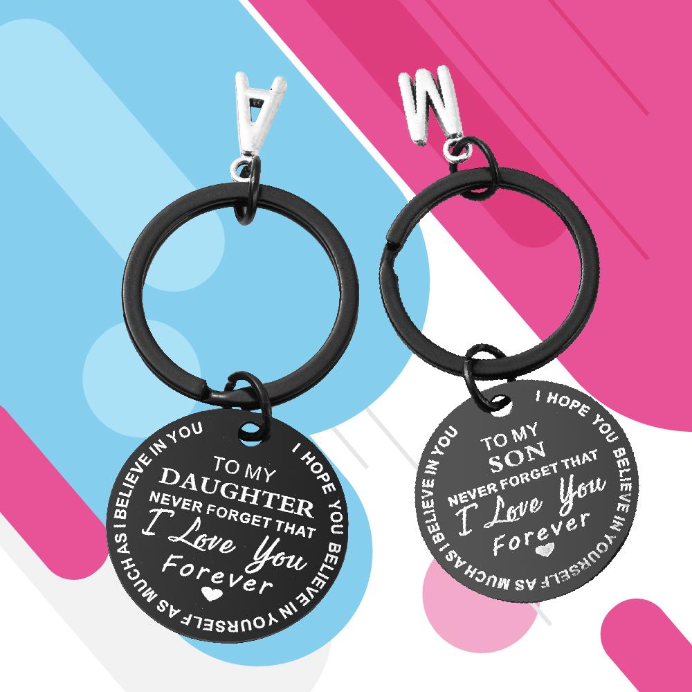 Avtoit | To my son/daughter keychain (BLACK)