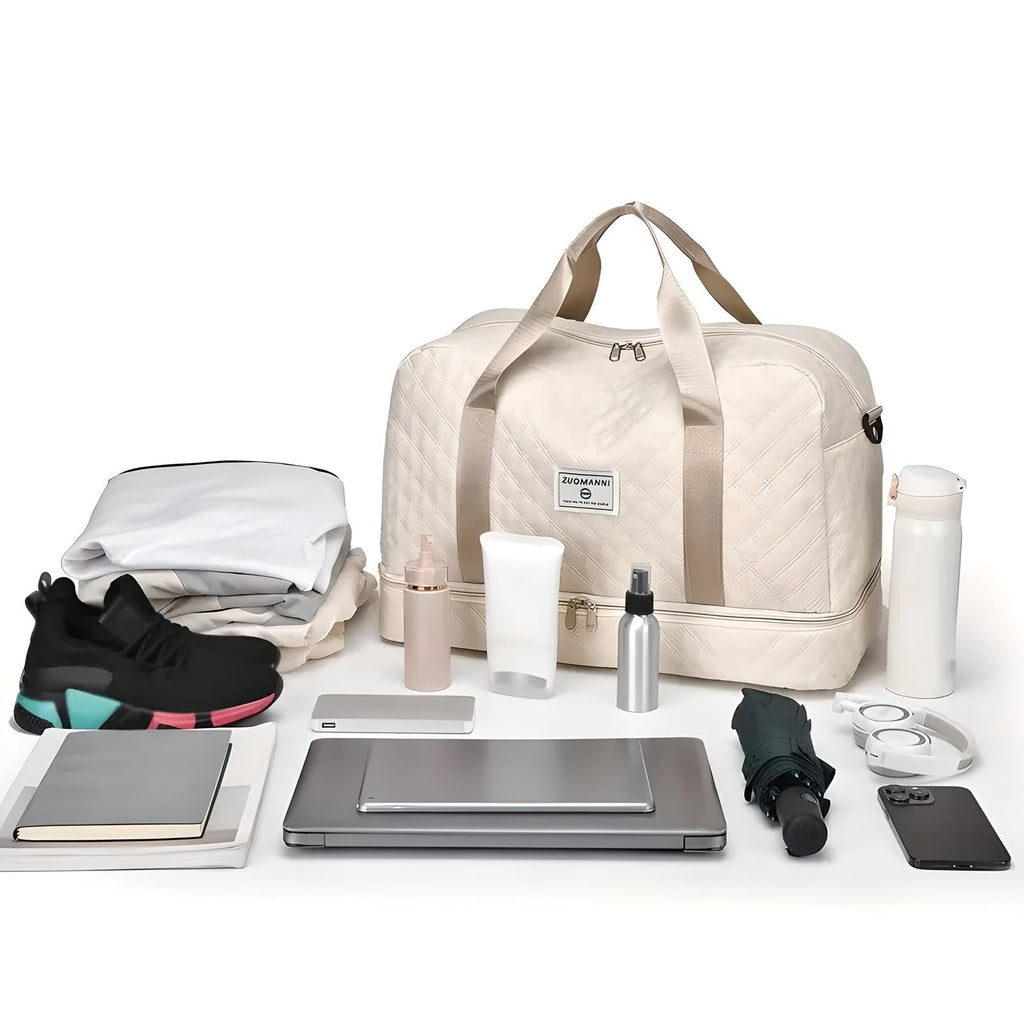 Avtoit | Spacious Weekender Duffle Bag | Water-Resistant, Multi-Compartment & Ideal for Short Trips and Gym Sessions