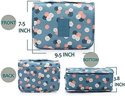 Water-Resistant Hanging Toiletry Bag with Organized Storage for Travel