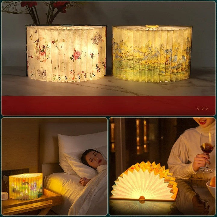 Avtoit | Story Teller Artistic Foldable Book Desk Night Lamp