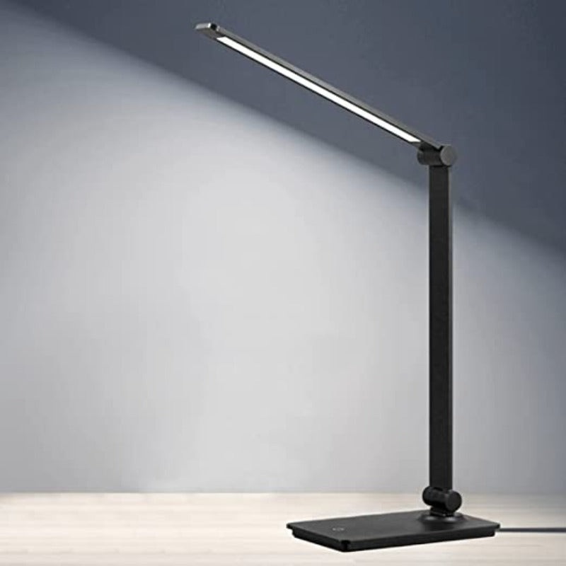 Avtoit | LED desk lamp, touch control desk lamp with 3 brightness levels, dimmable office lamp with adjustable arm, foldable table lamp for desk bedroom nightstand office