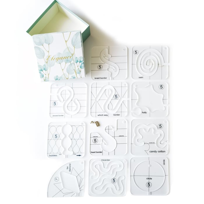 Avtoit | Free-Motion Garment Ruler Set(12 PCS) -Hot