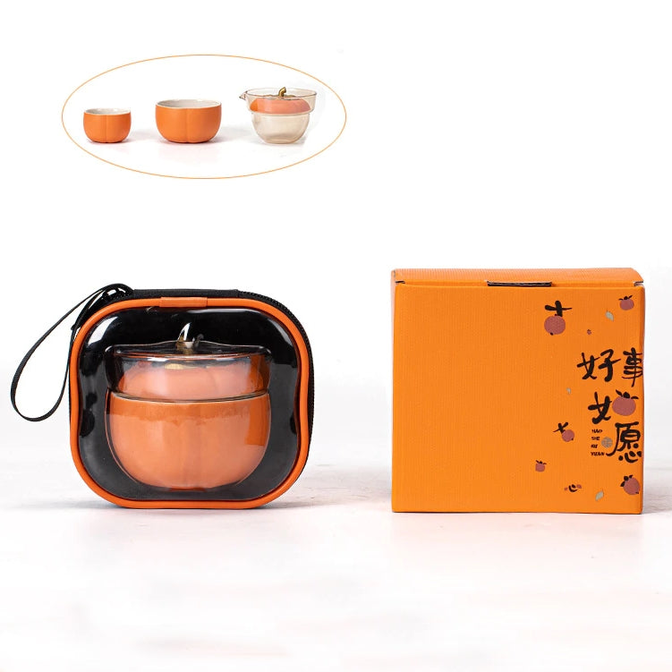 Avtoit | Mini Pumpkin Ceramic Teapot Set