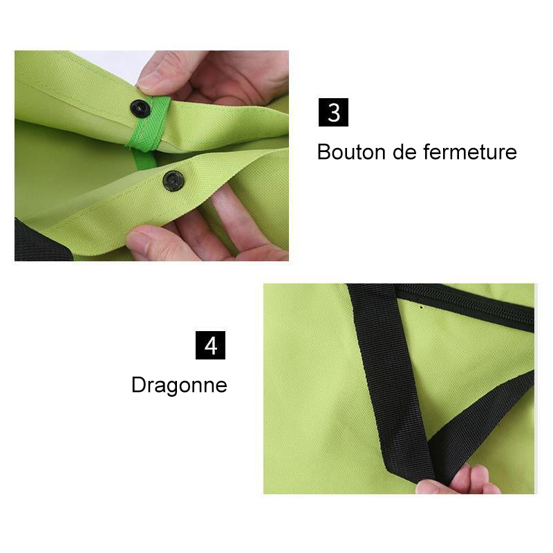 Avtoit | Foldable shopping bag with wheels