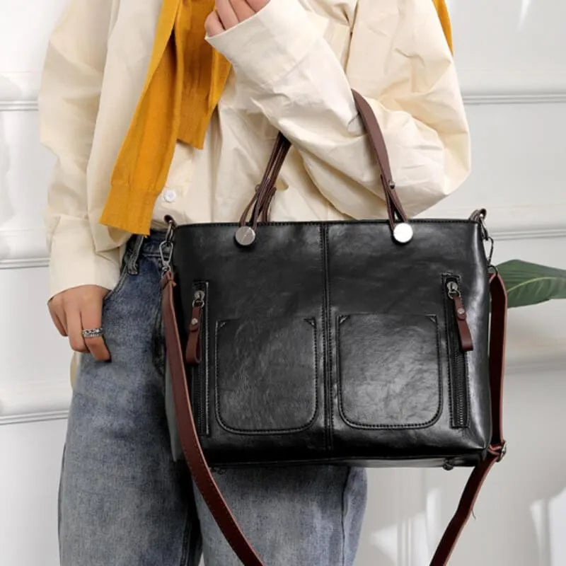 Avtoit | Elly – Women’s Vintage Leather Shoulder Bag | Handmade & Elegant Design
