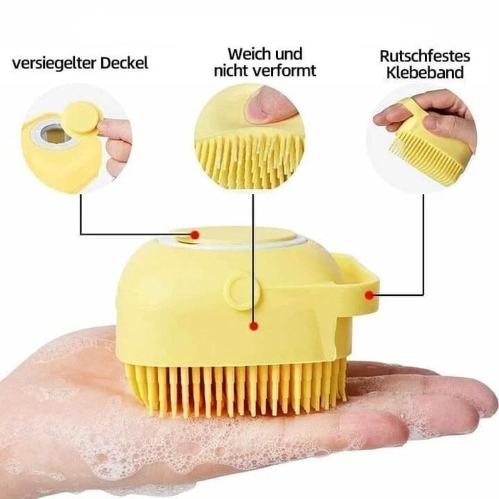Avtoit | Bathroom Pet Bath Brush Massage Soft Silicone Comb Pet