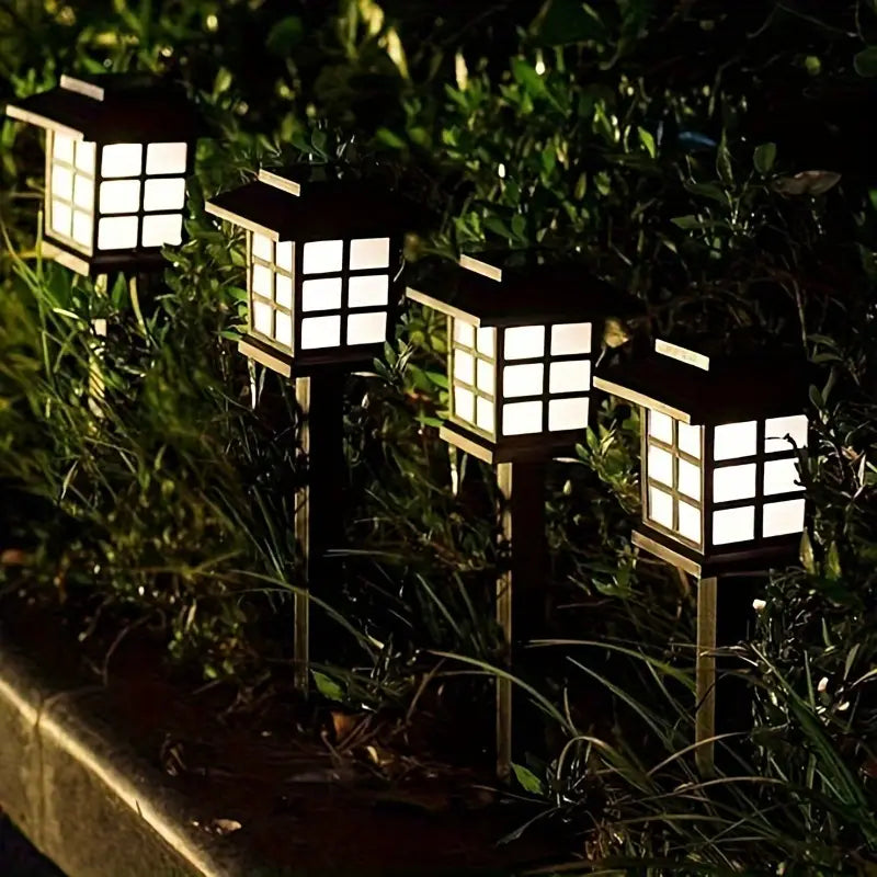Avtoit | Solar Garden Lights in Lantern Style – Waterproof LED Path Lighting for Outdoor Areas