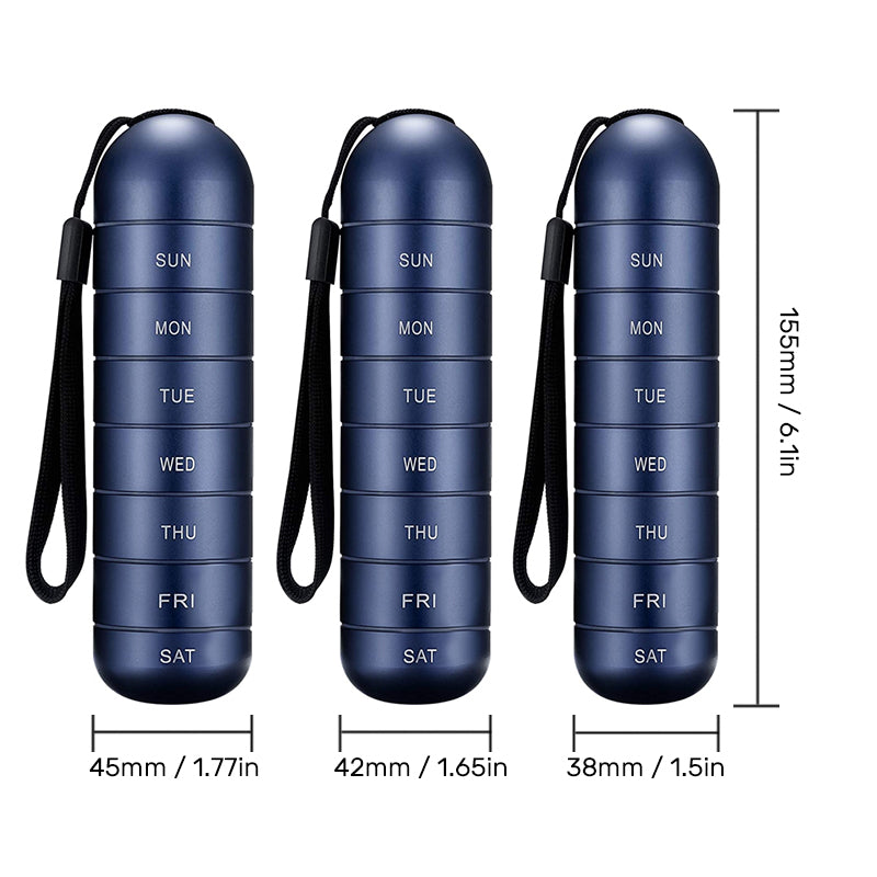 Avtoit | 7 Days Portable Pill Organizer for Travel