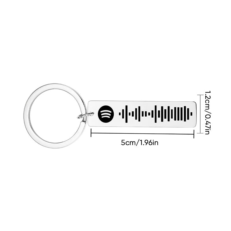 Avtoit | Music Code Plaque Keychain