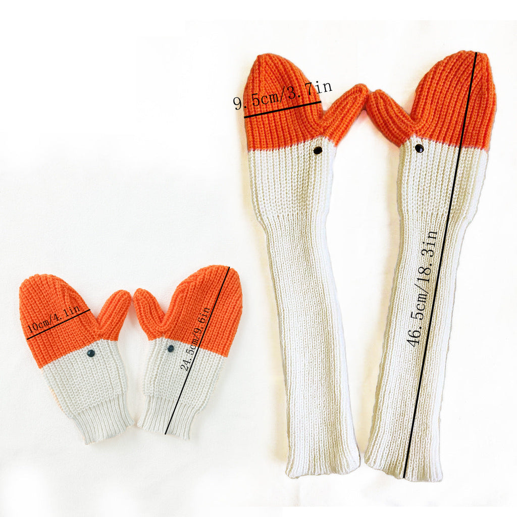 Avtoit | Knitted Warm Duck Skin Gloves