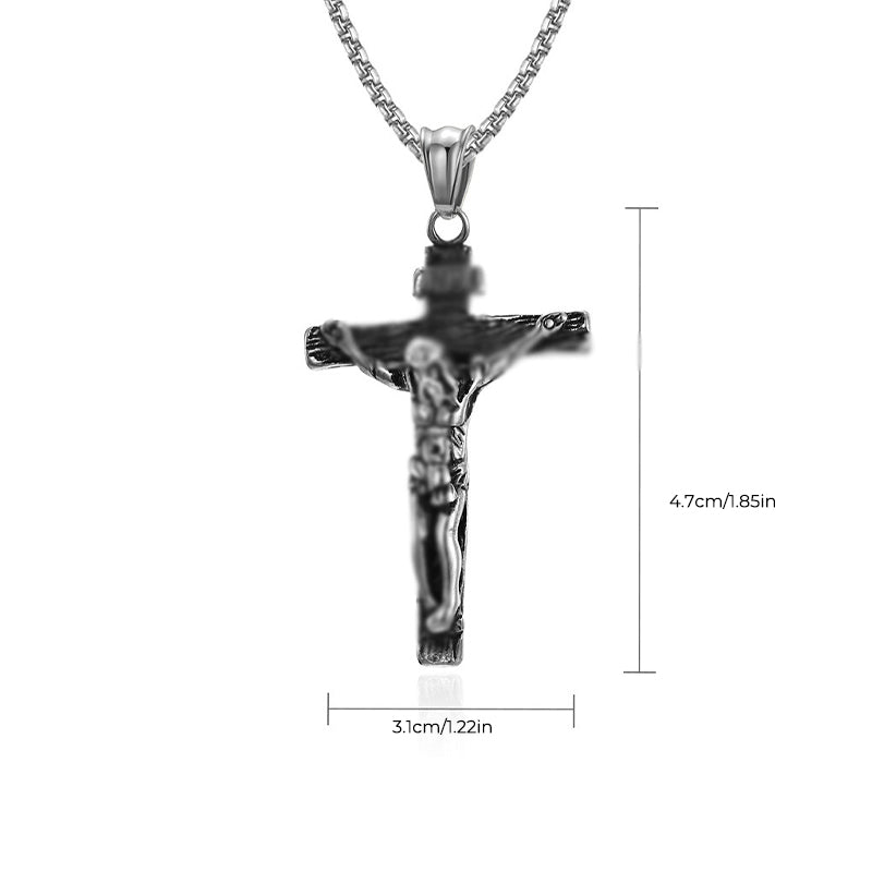 Avtoit | Titanium Steel Cross Pendant Necklace