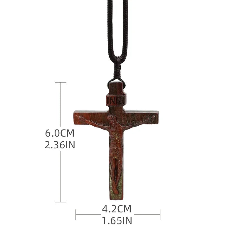 Avtoit | Jesus-Cross-Necklace made of Wood