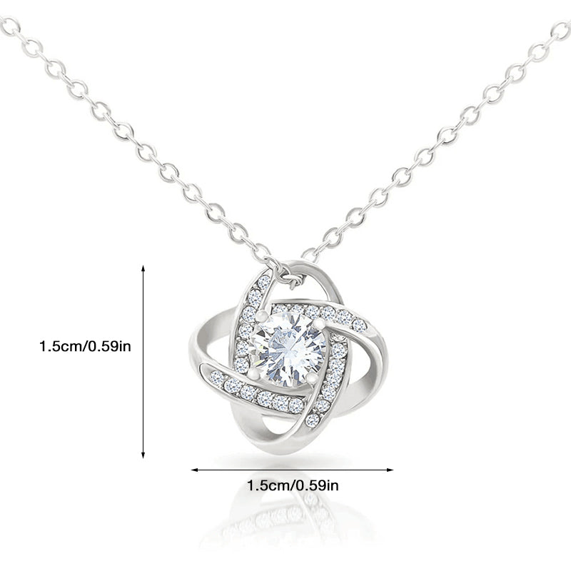 Avtoit | To my daughter dear knot necklace